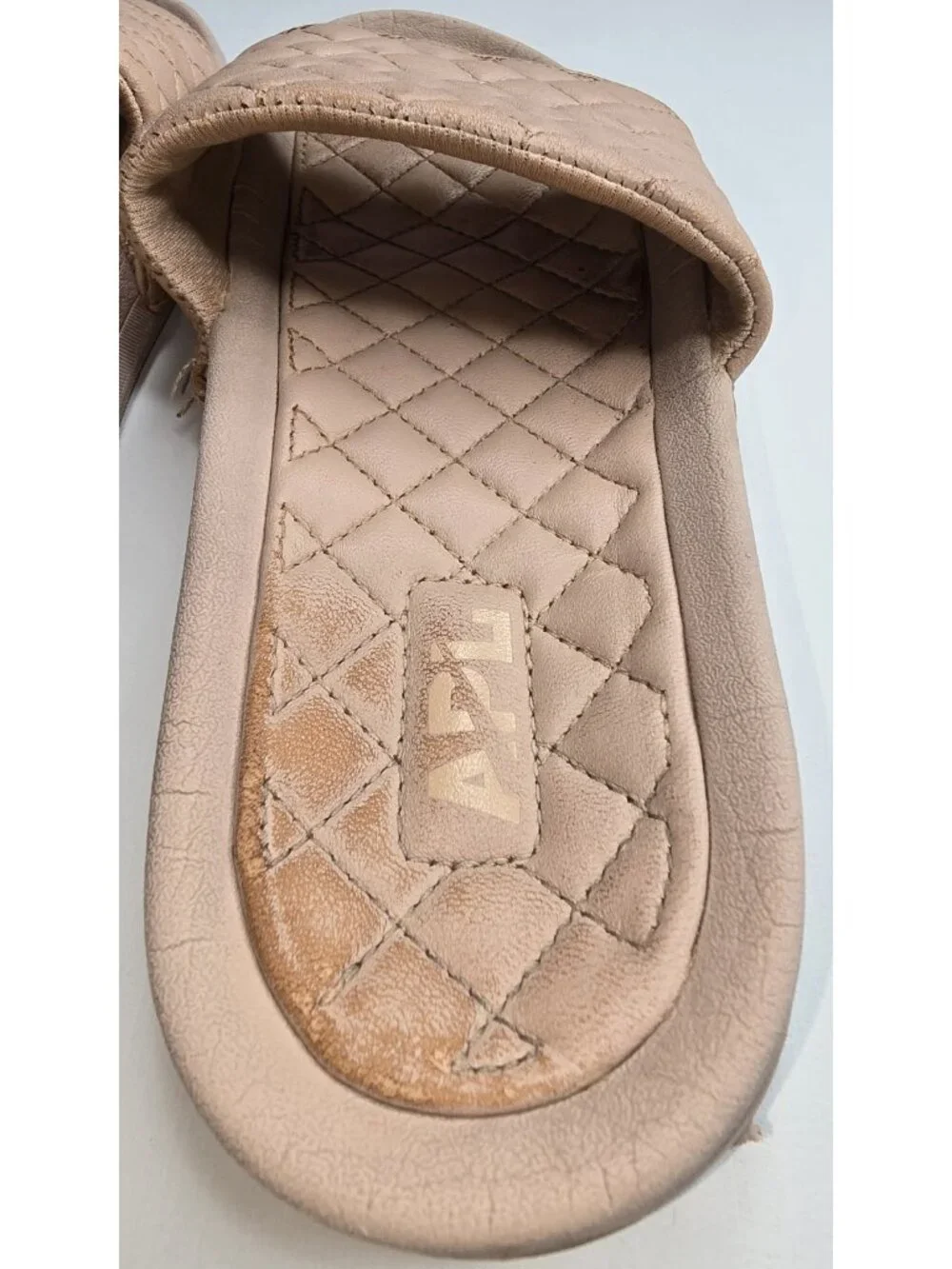 APL Women's Lusso Slide, Size 7, Rose Dust